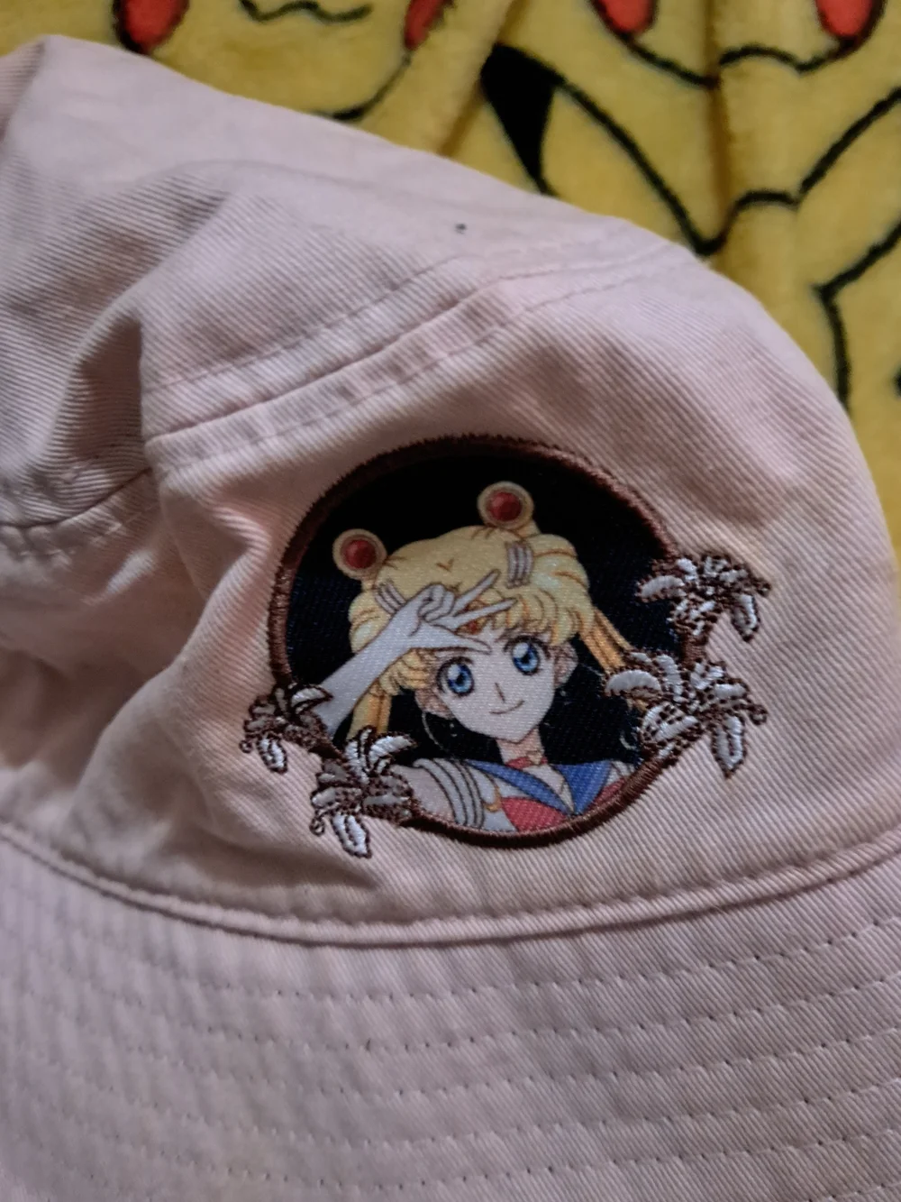 Sailor Moon Embroidered Bucket Hat